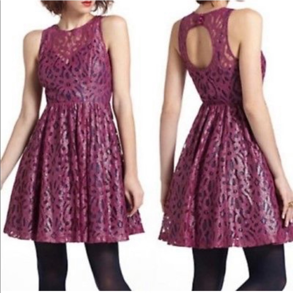 Anthropologie Mariposa Lace Dress